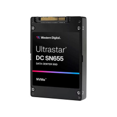 WD SSD 15.36TB Ultrastar DC SN655, PCIe Gen4, (R:6800, W:3700MB/s), RI-1DW/D BICS5 TCG-Ruby