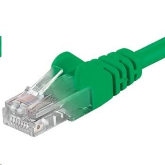 PREMIUMCORD Patch kábel UTP RJ45-RJ45 CAT5e 5m zelený