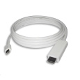 PREMIUMCORD Mini DisplayPort kábel 1.2 na HDMI 2.0, pre rozlíšenie 4Kx2K@60Hz, 3 m